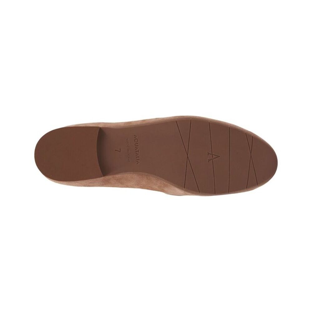 Aquatalia Calandra Waterproof Suede Loafer, Beige - Picture 4 of 5